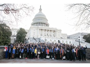 EBC with delegates of the United to Beat Malaria 2024 Leadership Summit at Capitol Hill