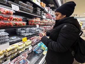 Sixty per cent of Canadians said food prices were a big part of their perception that inflation is high.