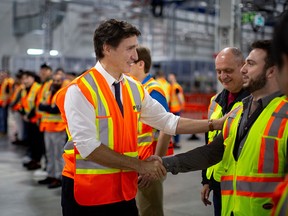 Prime Minister of Canada Justin Trudeau visits Stellantis' NextStar Energy EV Battery Plant in Windsor this March.