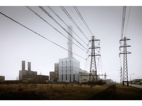 The Oresundsverket natural gas-fired power plant in Malmo, Sweden, on March 13.