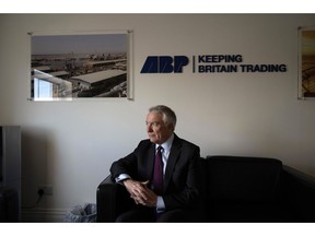 Simon Bird in ABP offices at Immingham Port. Photographer: Mary Turner/Bloomberg