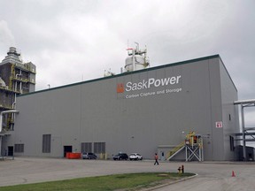 The SaskPower carbon capture and storage facility at the Boundary Dam Power Station in Estevan, Sask.