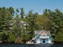 A vacation home on Lake Rosseau in Muskoka, Ontario.
