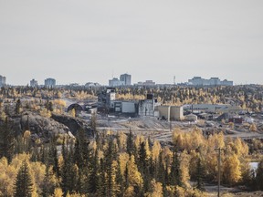 The Giant Mine remediation project near Yellowknife, Northwest Territories, 2022.