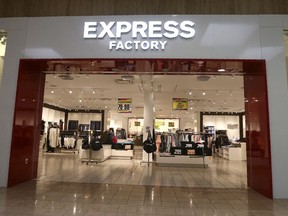 FILE - A storefront of Express, Inc. a fashion apparel retailer, shown Wednesday, Jan. 22, 2020, in Paradise Valley, Ariz. Express Inc. has filed for Chapter 11 bankruptcy protection, as the fashion retailer looks to sell the majority of its stores. Columbus, Ohio-based Express, which is also the parent of Bonbons and Upwest brands, is shuttering a handful of its operations in the process. In an announcement Monday, April 22, 2024, the company said it planned to close 95 of its Express stores and all UpWest stores.