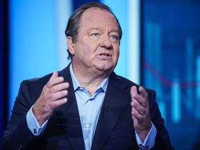 FILE - Paramount CEO Bob Bakish speaks as he attends an interview during the Barron's Roundtable at the Fox Business Network, Aug. 5, 2022, in New York. Paramount Global on Monday, April 29, 2024, announced that Bakish is stepping down as CEO of the film, television and multimedia company.