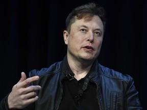 FILE - Tesla and SpaceX CEO Elon Musk speaks at the SATELLITE Conference and Exhibition, March 9, 2020, in Washington. Tech billionaire Elon Musk accused Australia of censorship after an Australian judge ruled that his social media platform X must block users worldwide from accessing video of a bishop being stabbed in a Sydney church.