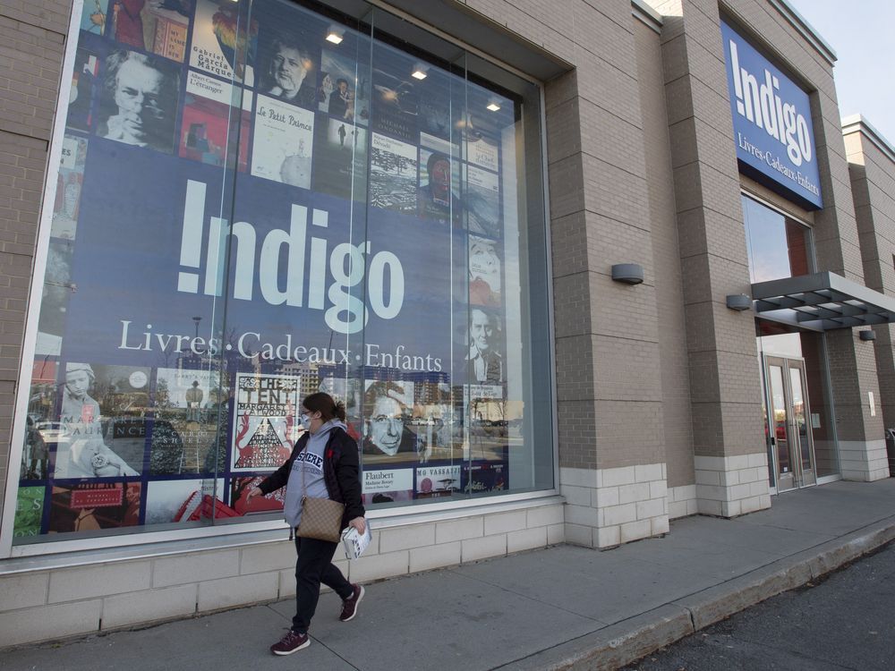 An Indigo bookstore is seen Wednesday, November 4, 2020 in Laval, Que. Indigo Books and Music Inc. says it has agreed to be taken private.