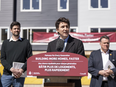 Justin Trudeau speaking in Halifax