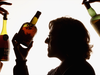 Silhouette of rare whisky