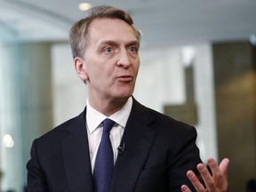 Bruce Flatt, chief executive officer of Brookfield Assest Management Inc., speaks during a Bloomberg Television interview at the Milken Institute Global Conference in Beverly Hills, Calif. on Monday, April 29, 2019.