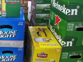 Ontario's phased alcohol sales expansion will now start on Aug. 1 of this year, with licensed grocery stores that currently sell beer, cider and wine able to sell ready-to-drink cocktails and sell large-pack sizes like 30 packs.