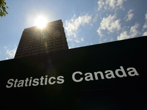 A Statistics Canada building and signs are pictured in Ottawa on July 3, 2019.