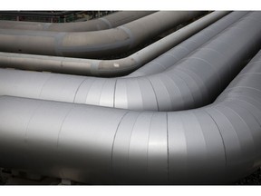 LNG pipework.