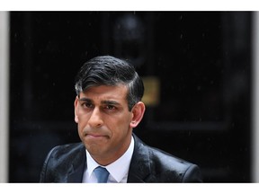 Rishi Sunak stuck to his decision to call an early general election from all but a select few until the announcement of rain outside Downing Street.
