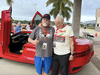 Bricklin enthusiast Steve Edgar with Malcolm Bricklin in Florida