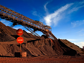 Kumba iron ore mine in South Africa