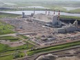 SaskPower's Boundary Dam Power Station and carbon capture and storage facility in Saskatchewan, near Estevan.