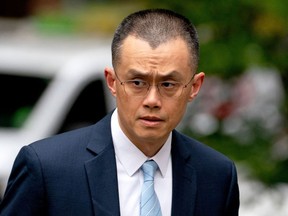 Binance founder Changpeng Zhao arrives at federal court in Seattle, Washington, on Tuesday.