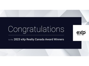 eXp Realty®, "the most agent-centric real estate brokerage on the planet™" and the core subsidiary of eXp World Holdings, Inc. (Nasdaq: EXPI), today recognized nine of eXp Realty Canada's top agents and teams for their outstanding performances in 2023 at the company's second annual eXpcon Canada.
