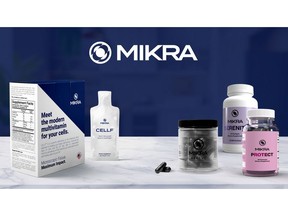 Mikra's suite of products includes CELLF, PROTECT, SERENITY and now CELLF 2.0 - an enhanced nutraceutical gel for improving cellular health.