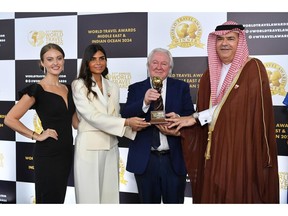 Mrs. Sara Ahmed Buhiji, the CEO of Bahrain Tourism and Exhibitions Authority (BTEA), received the two accolades during the World Travel Awards 2024 Ceremony, which took place in Dubai, UAE, on the side-lines of the Arabian Travel Market 2024.