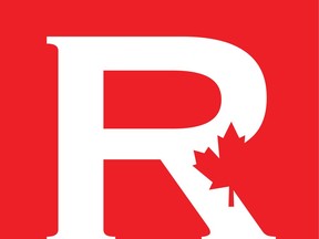RioCan Real Estate Investment Trust logo is shown in a handout. The company says its first-quarter profit rose compared with a year ago as its revenue also climbed higher.THE CANADIAN PRESS/HO