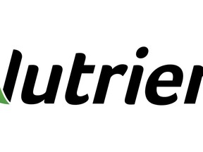 Nutrien company logo is shown in a handout.