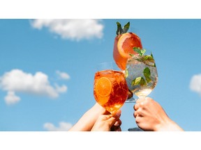 Summer Spritz Cocktails - Moxies Summer Feature Menu