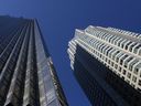 Royal Bank Plaza, kiri, berdiri di distrik keuangan Toronto, Ontario. pada 21 Februari 2020.