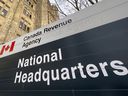 The Canada Revenue Agency national headquarters in Ottawa is seen in this file photo.