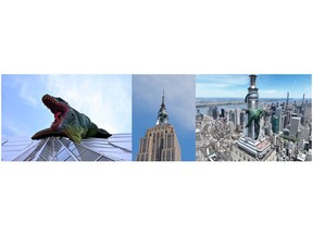 Empire State Building Debuts 270-Foot Vhagar the Dragon Coiled Around the Building's Mast, in Partnership with Max