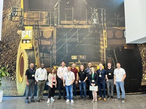 Caterpillar, NMG and Toromont representatives at Caterpillar's Tuscon Mining Center as part of a two-day on-site visit.