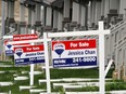 Homes listed for sale were up 26 per cent from last year.