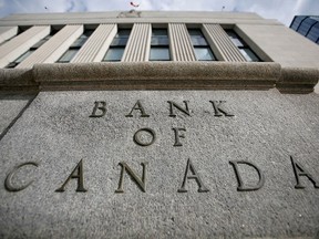 The Bank of Canada in Ottawa, Ont.