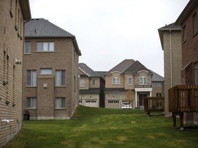 New homes in East Gwillimbury, Ont., 2018.