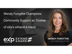 Forsythe joins James Bramble and Jason Gesing as trustees of eXtend a Hand, a program that provides crucial assistance to agents and fosters a culture of giving back