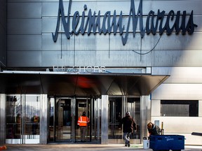 A Neiman Marcus Group store at the Hudson Yards development in New York, U.S., 2019.