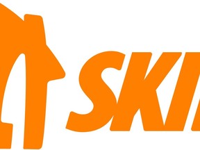 Kepala eksekutif SkipTheDishes mengatakan ratusan karyawan Kanada diberhentikan oleh layanan pesan-antar makanan dan perusahaan induknya. Logo Skip the Dishes terlihat pada gambar selebaran tak bertanggal.