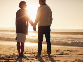 Couple by the sea