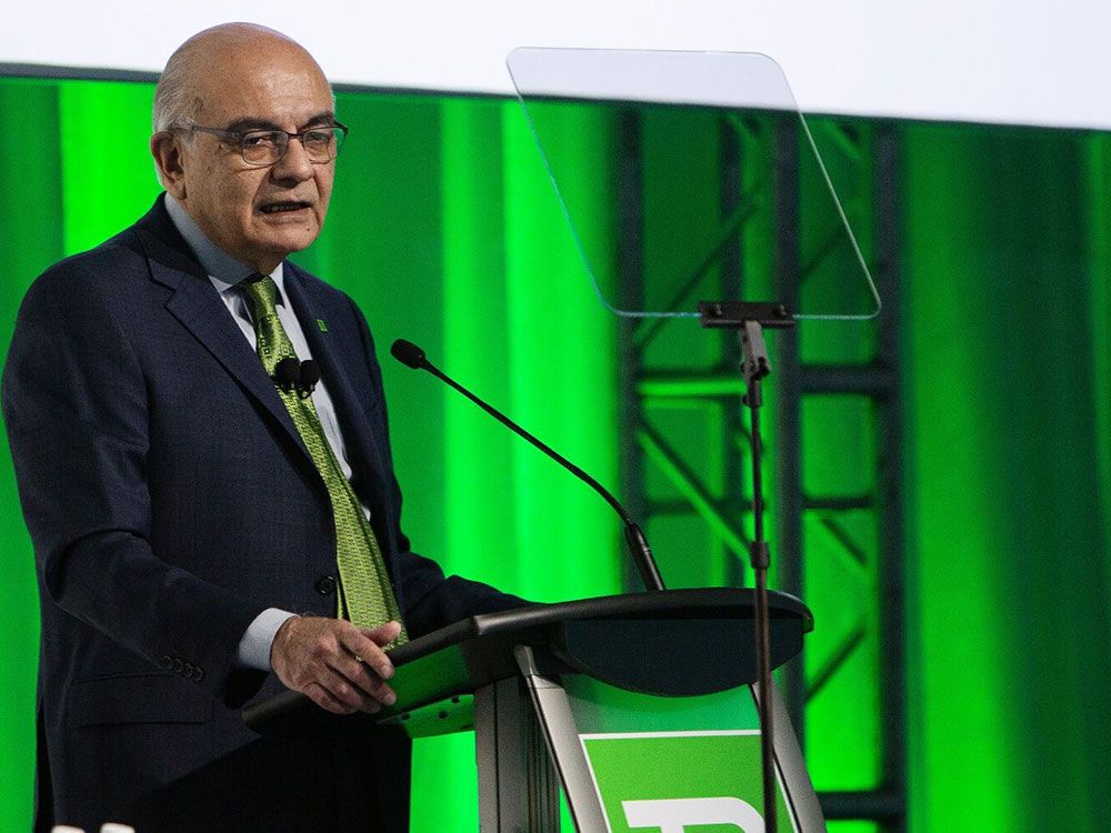 TD CEO Bharat Masrani to retire, bank names successor | Sault Star