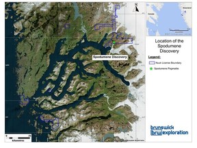 Location of Greenland Spodumene Discovery