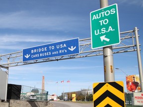 Donald Trump said the tariff will remain in place until both countries stop drugs, in particular fentanyl, and people from illegally crossing the borders.