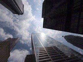 Bank towers in downtown Toronto