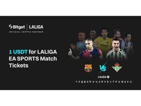 Bitget Offers LALIGA EA SPORTS Football Match Day Tickets to Bitget Pay Users