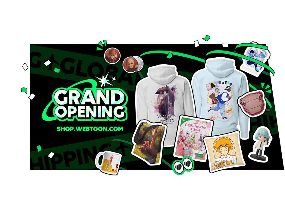 WEBTOON Entertainment Launches WEBTOON Shop, A New Online Retail Destination for Webcomic Merchandise