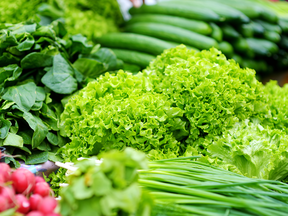 Vegetables in a store