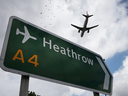 An airliner comes in to land at Heathrow Airport. Two buyers picked up 22.6 per cent of Heathrow’s holding company, with one of the sellers reportedly Quebec's Caisse de dépôt et placement du Québec pension fund.