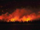 Wildfires swept through the Alberta town of Jasper in July.
