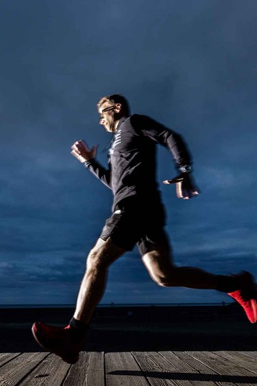 Marc Kielburger running